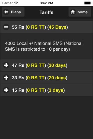 MobileRechargePlans screenshot 4