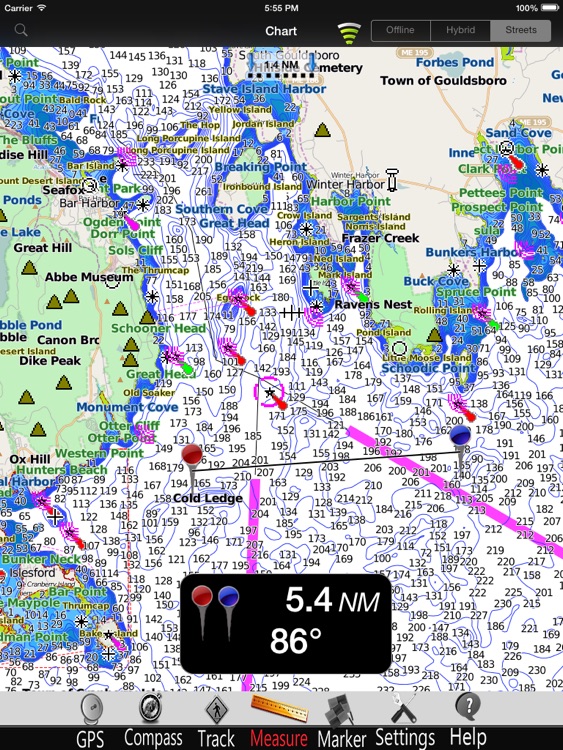 Maine GPS Nautical Charts Pro