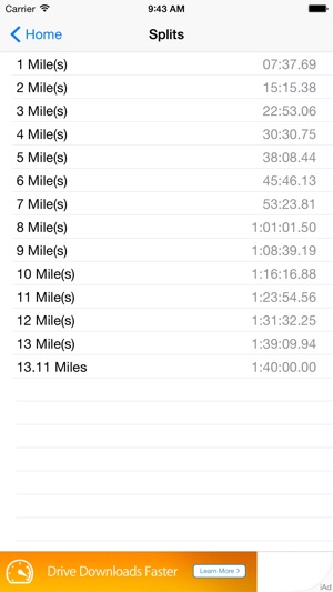 Runner Pace Calculator