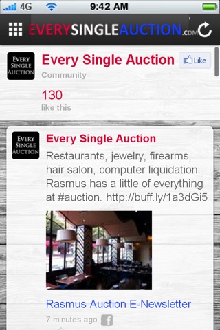 Screenshot of Every Single Auction