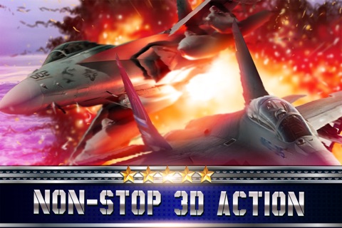 USAF Top Jet FIghter Pilot 3D : Modern air-plane Arcade Shooting Simulator screenshot 2
