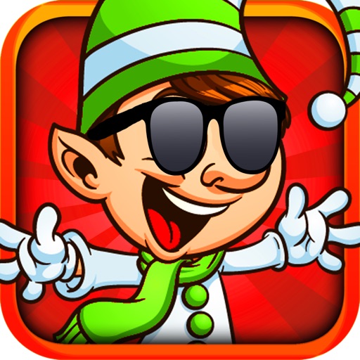 Christmas ELF Fun - Funny Elf Spending Christmas Holidays in Rushy Streets Icon