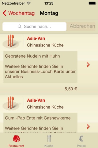 Mittagstisch Ulm screenshot 3