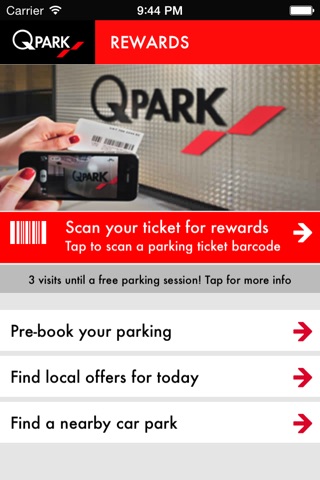 Q-Park Rewards - the parking loyalty app screenshot 2