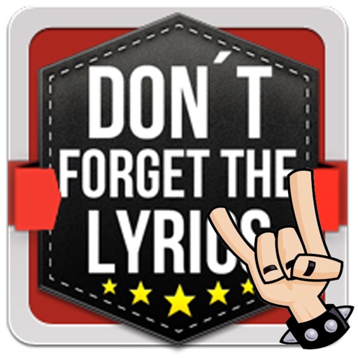 Don't Forget the Lyrics Rock iOS App