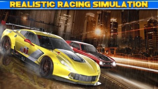 3D Car Motor-Racing Chase Race - Real Traffic Driving Racer Simulator Game Screenshot 1