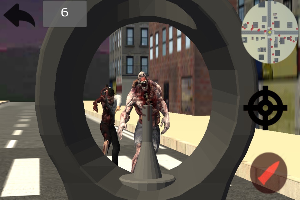 Zombie Kill Sniper Shot Apocalypse 3D: survive the night in the city of dark souls screenshot 2