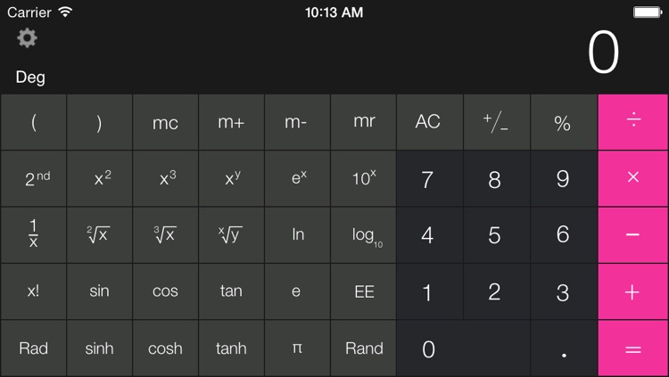 Calculator Free - for iPad screenshot-3