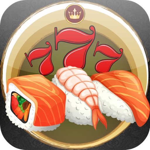 AAA+ Let's Eat Sushi Slot Game - Casino Slotmachine rollet 777 Asian Food Icon