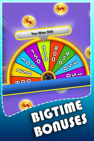 Free Slots Mania - Casino Blackjack, Poker, Cards & Fish for Bonus Chips Big Time screenshot 3