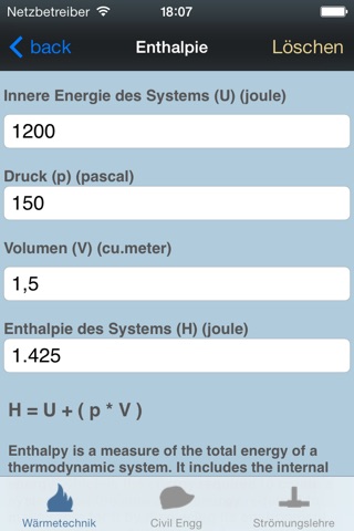 Thermal Engineering Calc screenshot 3