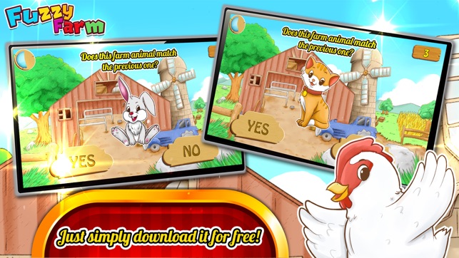 Fuzzy Farm : Animal Matching Game, A Free Games for Kids(圖3)-速報App