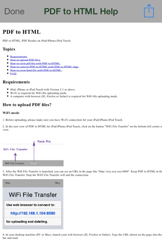 PDF to HTML Converter screenshot 3