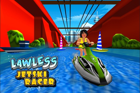 Lawless Jetski Racer (3d Stunt Race Games) screenshot 3