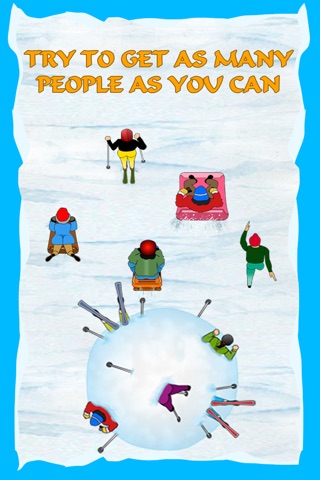Winter Mountain Avalanche Snowball : Run like Hell in the snow - Free Edition screenshot 3