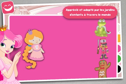 Kids Puzzle Teach me Princesses, discover pink pony’s, fairy tales and the magical princess world screenshot 4