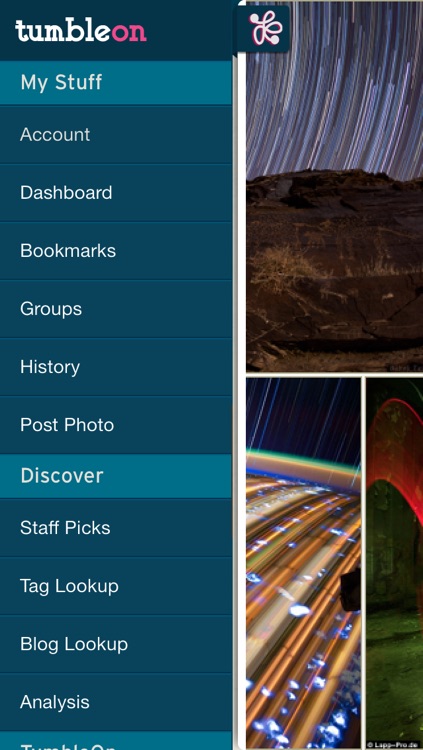 TumbleOn - Photo viewer for Tumblr images.