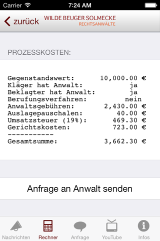 Pocket Anwalt – Der Anwalt in Deiner Tasche screenshot 3