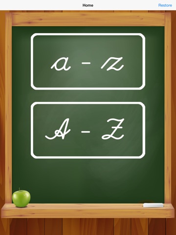 Написать курсивом: ЖЖ писать и буквы алфавита к школе для iPad