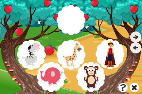 Animals baby game for children: Find the mistake in the forest screenshot 4