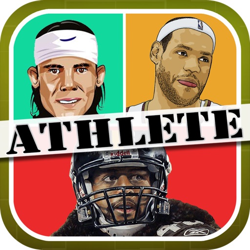 Guess the Athlete Wonder Mania: name who's of the pop sports star in this color quiz word photo icon game iOS App