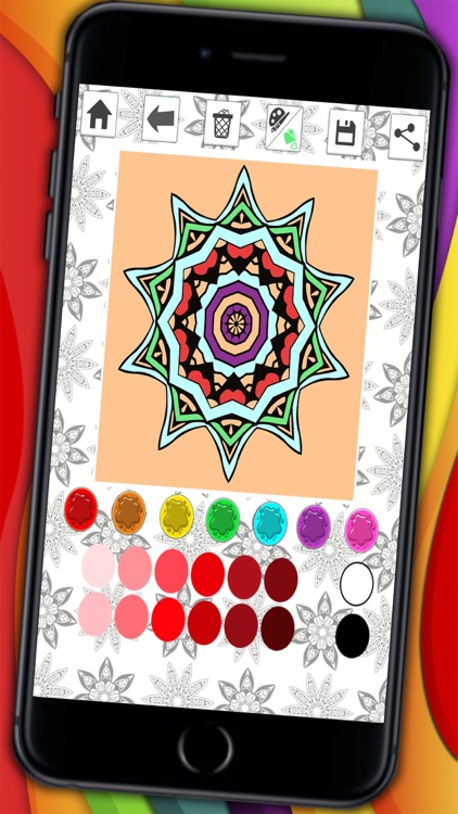 Mandalas coloring pages for adults - Premium
