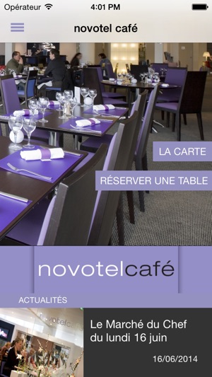 Novotel Café – Poitiers – Site du Futuro