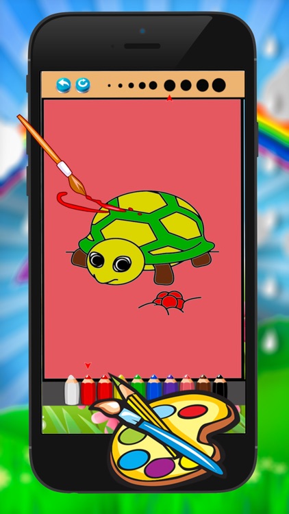 Sea Animal Coloring Book - Drawing Painting Kids Games screenshot-3