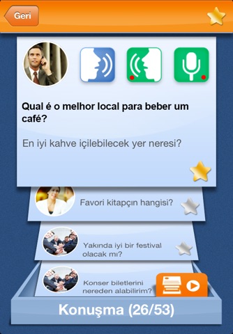 iSpeak Brazilian: Interactive conversation course - learn to speak with vocabulary audio lessons, intensive grammar exercises and test quizzes screenshot 2