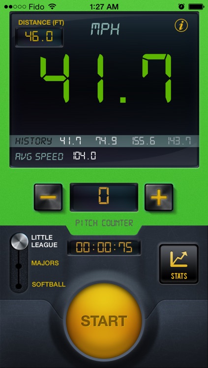 Baseball Speed Radar Gun Pro By CS Sports