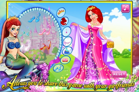 Mermaid princess dressup screenshot 2