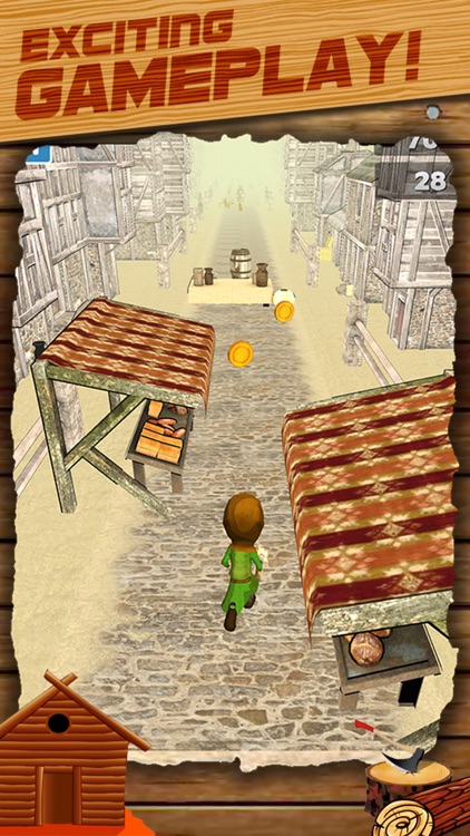 3D Peasant Run Infinite Runner Game with Endless Racing by Studio Fun Games FREE screenshot-3