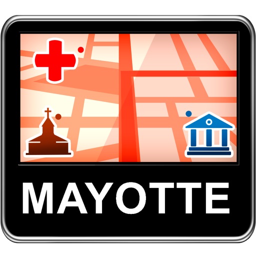 Mayotte Vector Map - Travel Monster