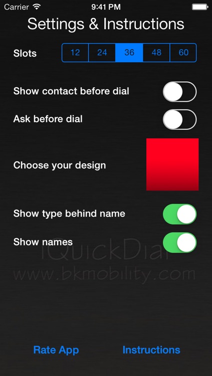 iQuickDial - The simplest speed dialer ever!