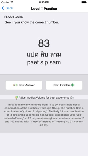 Learn Thai Numbers, Fast! (for trips to Thailand เรียนนับเลข(圖5)-速報App