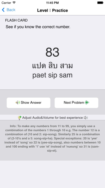 Learn Thai Numbers, Fast! (for trips to Thailand เรียนนับเลข) screenshot-4