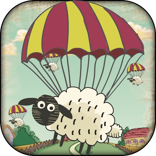 Counting Down Sheep - Happy Fall Parachute Home pro Icon