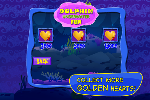 Little Dolphin Really fun Collecting Hooks Game : Free Girly Fish games for girls and boys screenshot 3