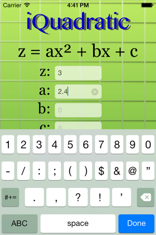 iQuadratic screenshot 2