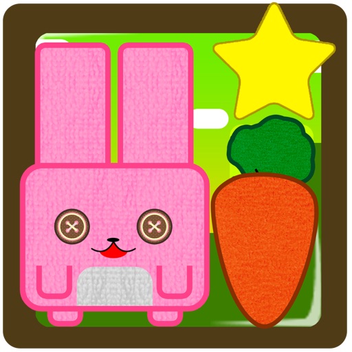 Bunny hill - connect ropes and feed the pink cube rabbit funny game PREMIUM by The Other Games icon