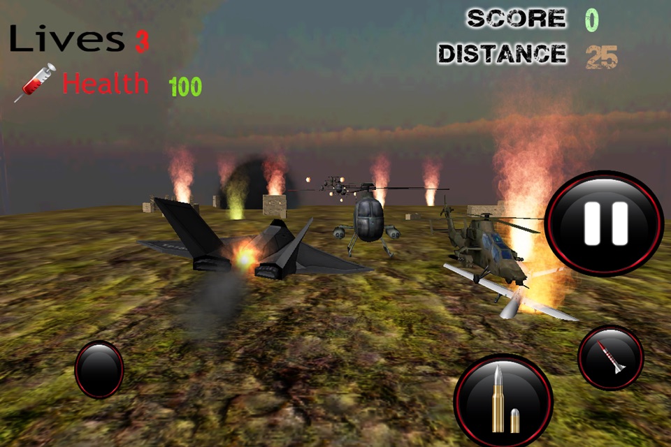 F16 هجوم طائرات هليكوبتر - قصف القوة الجوية للعدو مع طائرة مقاتلة screenshot 3