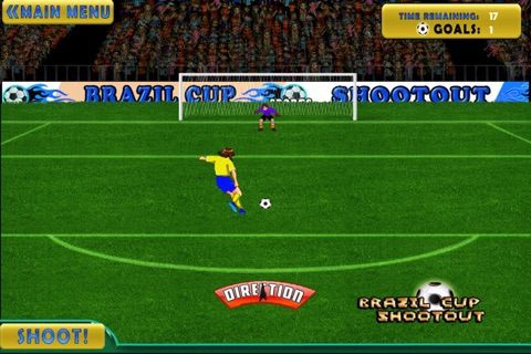 Brazil Cup Shootout - World Football Challenge screenshot 2