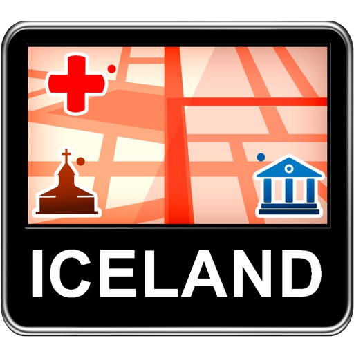 Iceland Vector Map - Travel Monster icon