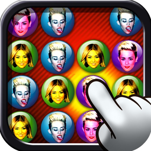 Pop Cyrus Bubble Ball Blaster iOS App