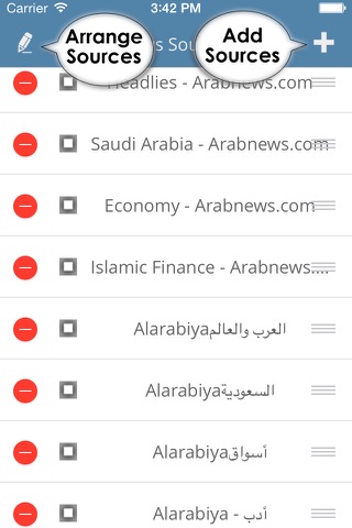 All Arab news - الأخبار العربية All the headline plus Arabic RSS today news reader app screenshot 2