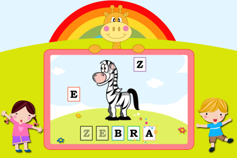 First Words Animals - Kids Preschool Spelling & Learning Game Free screenshot 2