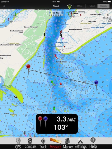 Georgia GPS Nautical Chart Pro screenshot 3