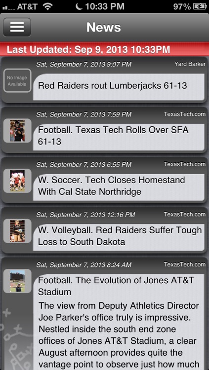 Texas Tech Football Live