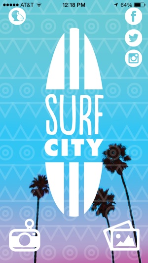 Surf City Stickers