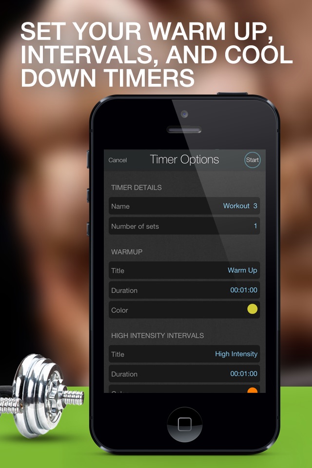 HIIT Timer - High Intensity Interval Training Timer for Weight Loss Workouts and Fitness screenshot 3